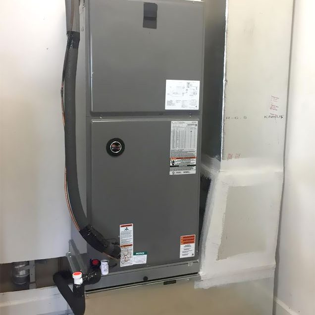 Ruud Air Handler Superclean Install