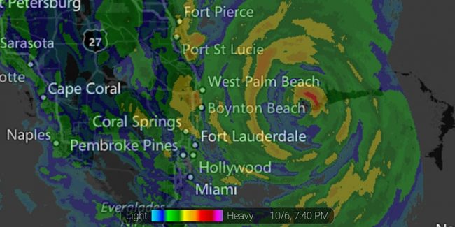 Hurricane Matthew on Radar Hurricane Matthew on Radar